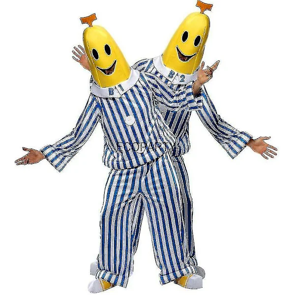 Cosplay Bananer i pyjamas kostume TV-serien Bananer i pyjamas kostume Banan kostume M (højde 175-185cm)