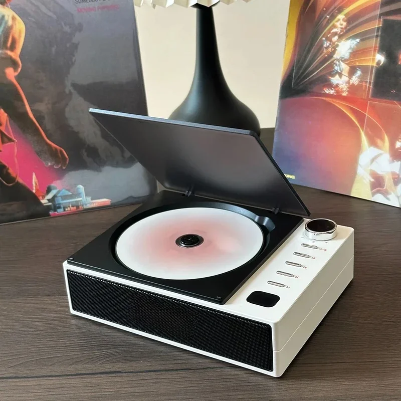 AliExpress - Tragbarer CD-Player Bluetooth Walkman Verlustfreier Stereo-CD-Player Eingebauter Lautsprecher Vintage CD-Disk-Album-Player All-in-One-