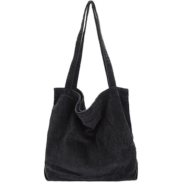 Aluwu Corduroy Tote Bag for Women, Girls, Canvas Shoulder Bags, Cute Large Handbag[TT]