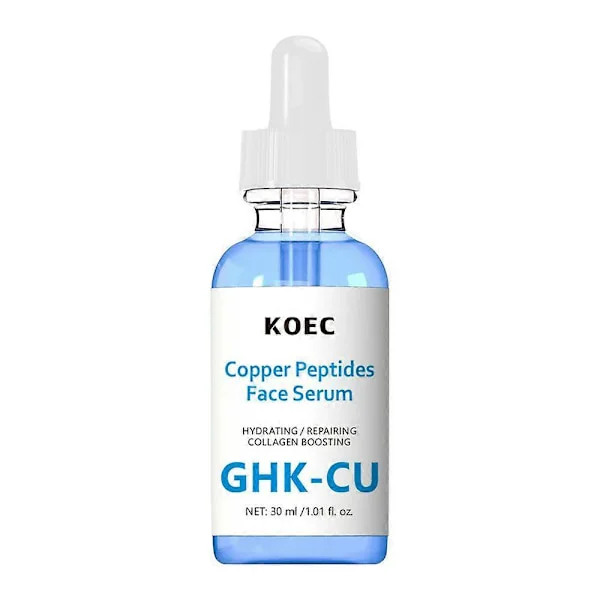 Kobberpeptider Ansigtsserum, 30ml GHK-CU Fugtgivende & Reparerende Ansigtsessens