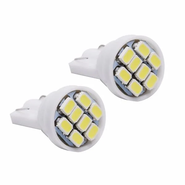 Signallampor för bilar 10 st T10 W5W LED-lampa Bils Signallampor 12V 1210 SM