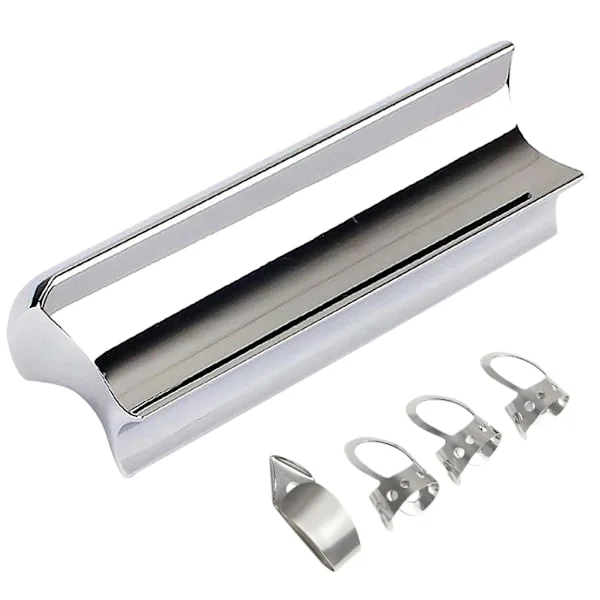 Rustfrit stål Guitar Slide Guitar Slide Dobro Hawaii Guitar Slide Tone Bar