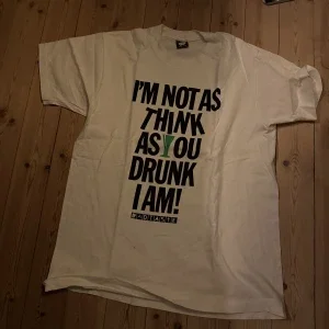 Vintage tshirt men roligt tryck