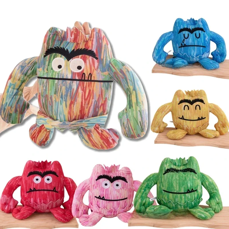 AliExpress - 15/25 cm 7 Stück Kawaii Bunte Monster Plüschpuppe mit Ausdruck Monster Plüschtier Stofftier für Jungen und Mädchen Geburtstagsgeschenke