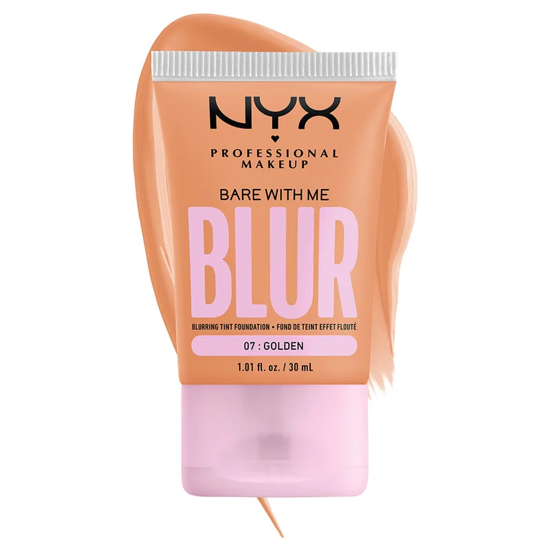 Nyx Professional MakeUp Bare With Me Blur Tint Foundation Golden 30ml - Fondotinta liquido