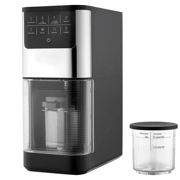 Multifunktionell Sorbetmaskin 7 i 1 - Duoku - för Glass, Sorbet, Milkshake, Fryst Yoghurt och Lätt Glass, för Hemlagade Frysta Desserter
