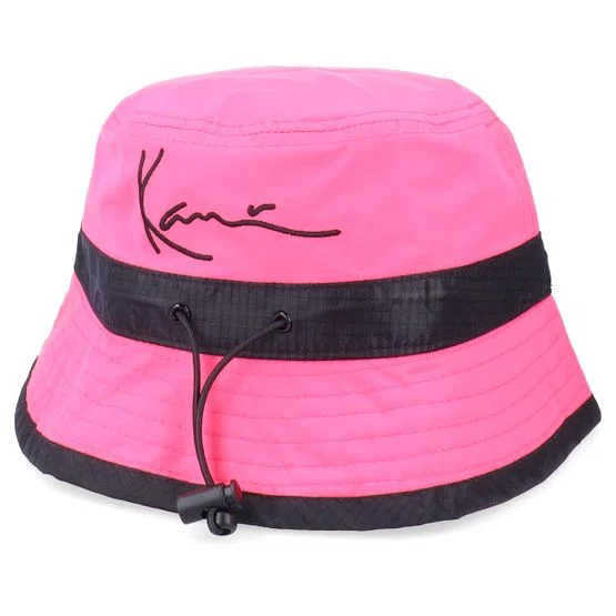 Karl Kani - Pink bucket Kapelusz - Signature Bucket Hat Pink Bucket @ Hatstore