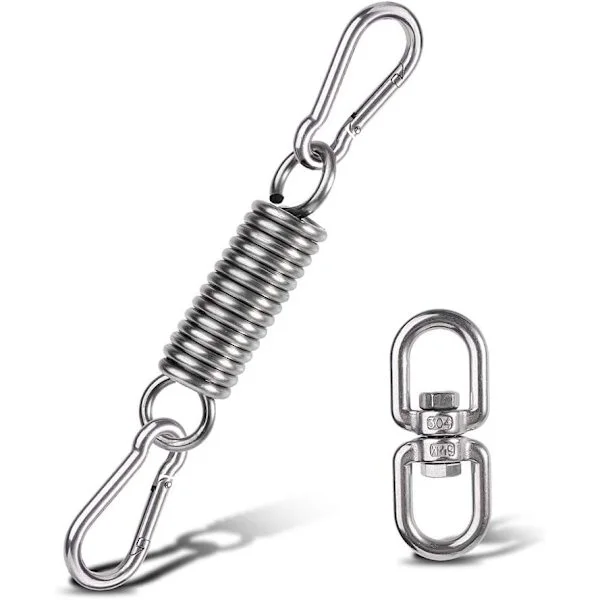 [RM]1 pc Hammock Chair Spring with Swivel Ring, Hammock Chair Accessories for Porch Chair Hanging Swing Hook-11279