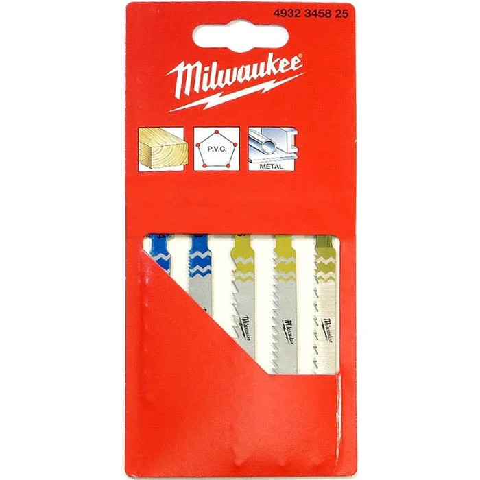 Milwaukee 4932345825 Sticksågsblad 5-pack, Maskintillbehör & förbrukning