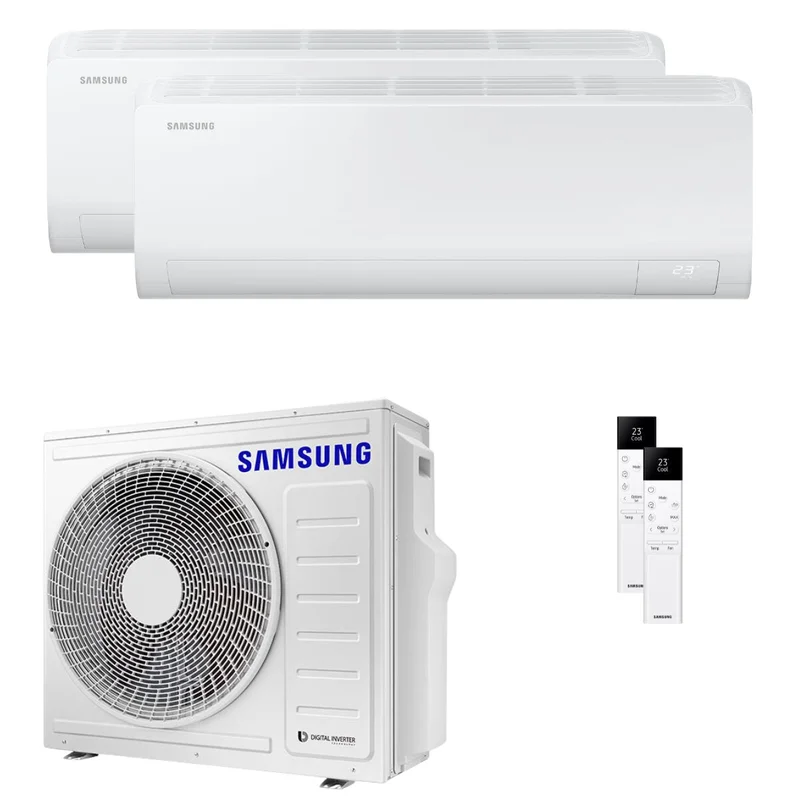 Condizionatore Samsung Cebu S2 dual split 12000+18000 BTU inverter A++ wifi unità esterna 8 kW
