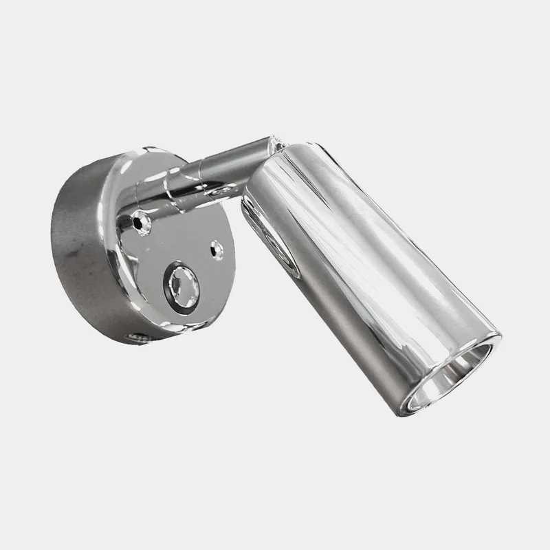 Reading light Casolux Martha, stainless steel, LED, 10 - 30 V, 1.5 W, with USB socket + dimmer function