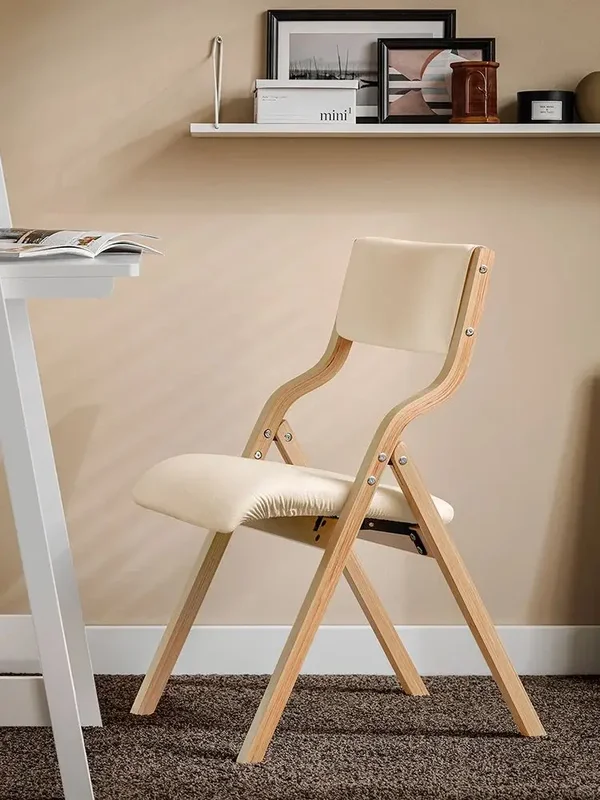 AliExpress - SoBuy FST40x2 Set of 2 Folding Wooden Chairs, Ergonomic Padded Kitchen and Dining Room Chairs, Folding Chair Balcony and Office