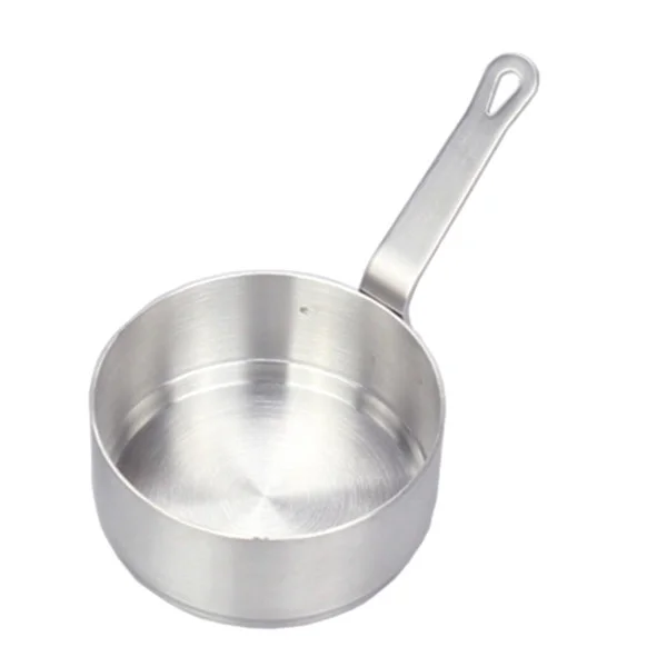 Lättviktig kastrull i rostfritt stål med non-stick beläggning, värmebeständig kastrull för mjölk Rostfritt stål