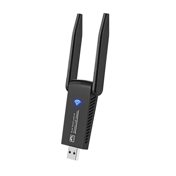 AC1300 Mbps Kraftfull WiFi-dongel, Dubbelbands USB 3.0 WiFi-dongel, 2,4G/5GHz WiFi-dongel, PC/laptop/station?r/surfplatta WiFi USB-adapter