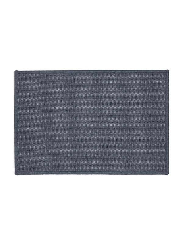 Polypropylen Dörrmatta Clio Anti-Slip Enfärgad Blå/Vit Tvättbar