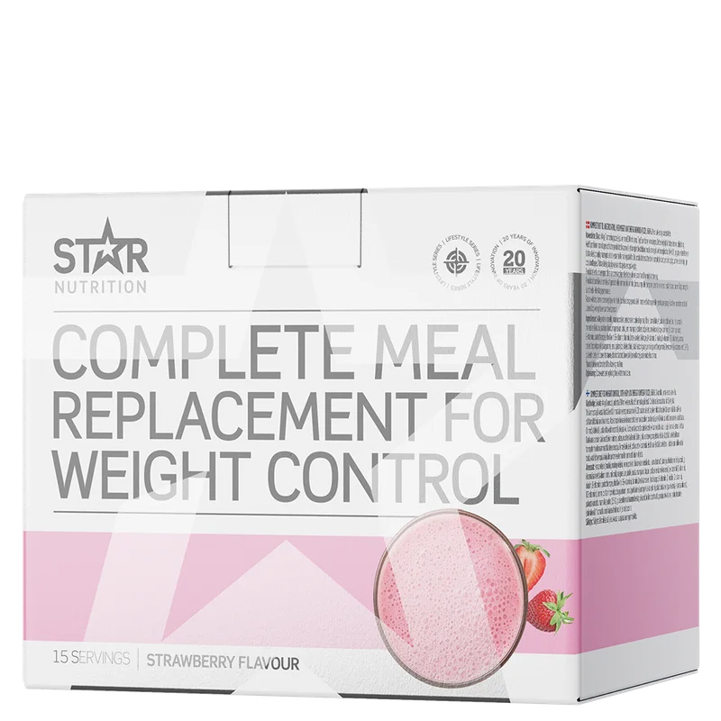 Star Nutrition Complete Meal replacement for weight control Strawberry Kort datum