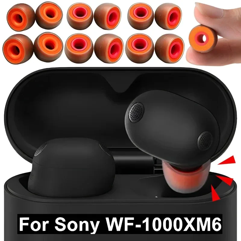 AliExpress - Memory-Schaum-Ohrstöpsel für Sony WF-1000XM6 1000XM5/4/3 Kabellose Kopfhörer Ersatz-Ohrstöpsel Silikon-Ohrstöpsel Schutzkappe