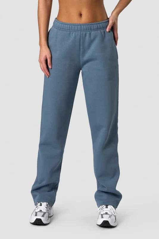 ICANIWILL - Everyday Straight Leg Sweatpants Steel Blue - Housut - Naiset - Treenivaatteet ICIW:ltä