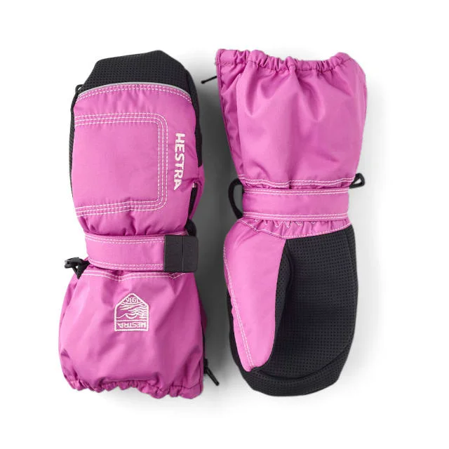 Hestra Baby Zip Long - mitt 2-5 år Vantar & handskar Rosa baby/kids 2 (2-3 år)