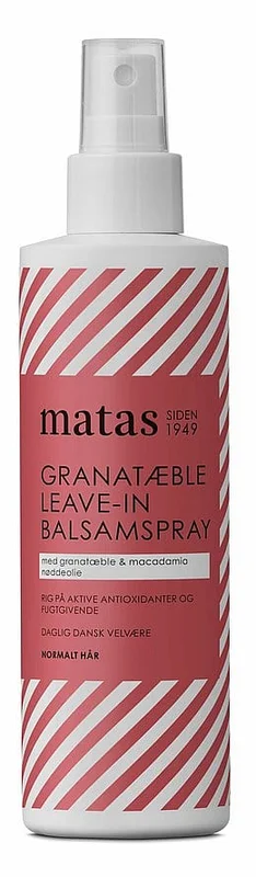 Matas Striber Granatæble Leave-in Balsamspray til Normalt Hår 200 ml, Hår, Shampoo & Hårpleje, Leave-in Conditioner