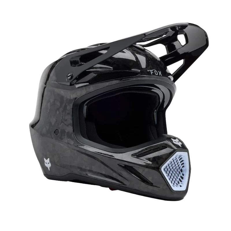 Casco Cross FOX Racing V3 Rs Carbon Solid Nero S