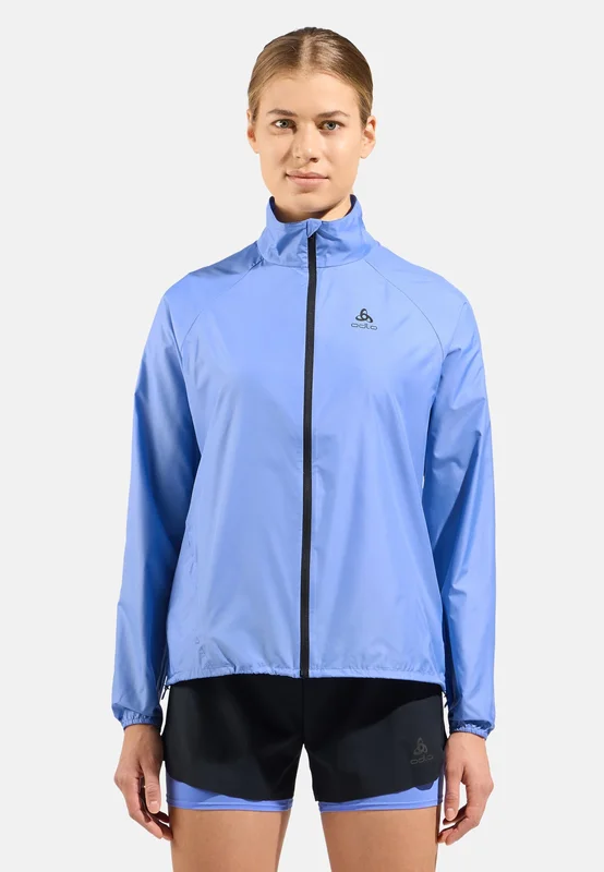 Odlo Women's Zeroweight Running Jacket, L, blue