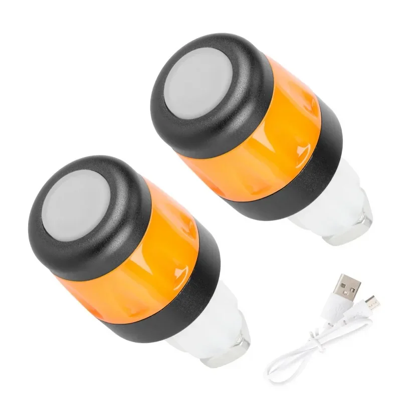 AliExpress - LED-Lenkerleuchten – Warnleuchte für E-Scooter, Mountainbikes, wiederaufladbare Lenkerendstopfen, wasserdichte Blinker