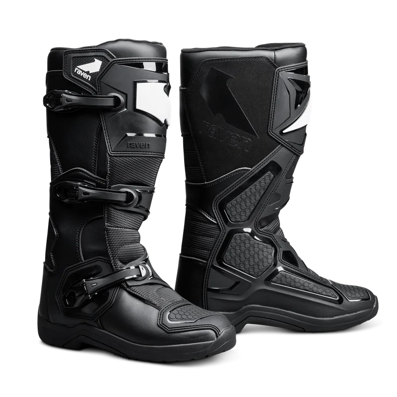 Raven Crux MX Boots Black 45