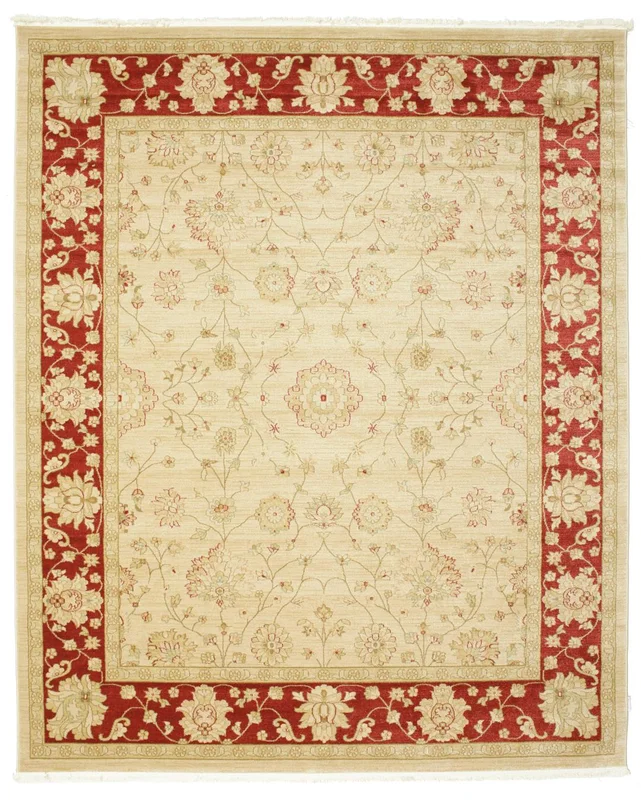 Farahan Ziegler 250X300 Large Beige/Red Rug