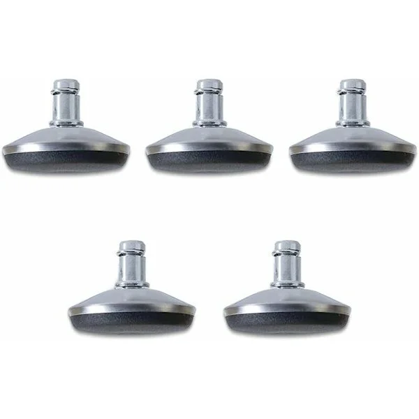 Kontorstol Kontorstolens erstatningshjul Svinghjul for faste ben Diameter 7/16" (11 mm) Stilk Kompatibel med de fleste kontorstoler