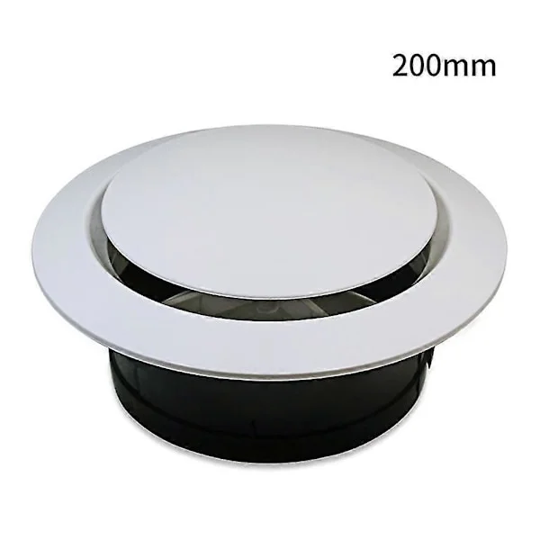 Ilmanvaihtoventtiilin kansi Ilmanpoistoilmasuutin 100mm 150mm Ilmastointiputki Kodin ilmanvaihto Säädettävä säleikkö