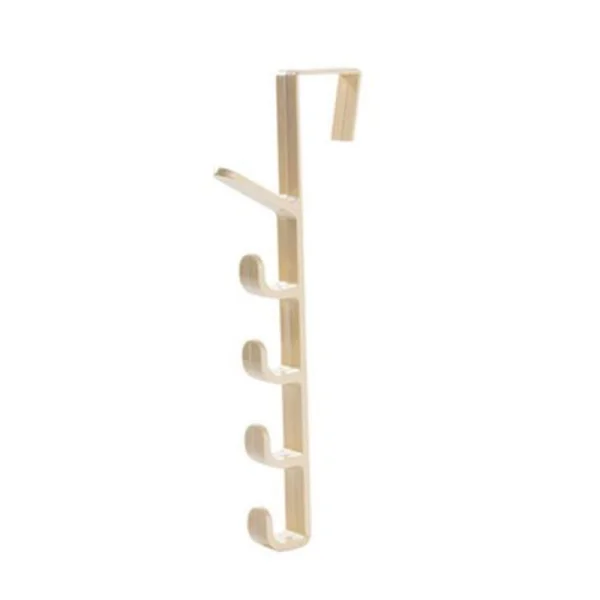 Hanging Rack Holder Hook Organizer Bag Towel Storage For Cabinet Door Kitchen Cabinet White