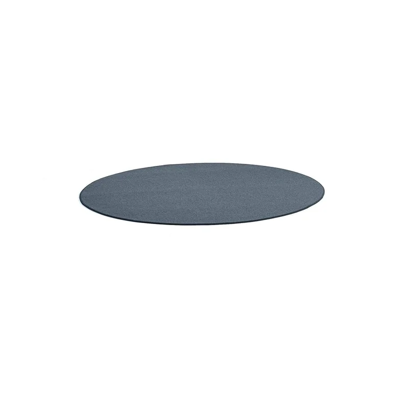 Round rug ADAM, Ø 2500 mm, blue grey