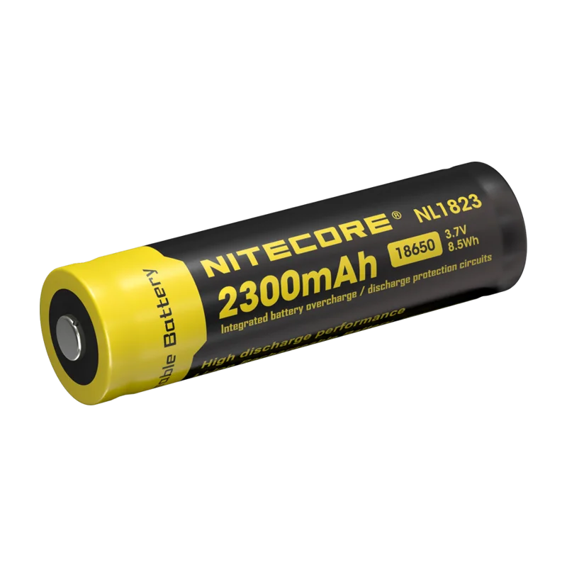 Nitecore battery 18650 2300mAh rechargable