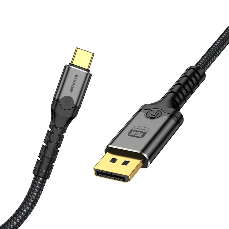 AliExpress - 8K/16K USB C auf DisplayPort-Kabel 2M Thunderbolt 4/3 Typ C auf DP Braid-Kabel Display Port Video-Adapter für MacBook Pro Air M1