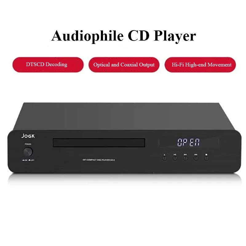 AliExpress - Hi-Fi CD-Player mit DTS-Dekodierung Digitaler Optischer & Koaxialer Ausgang Verlustfreier CD-Musikplayer für Zuhause mit Infrarot-