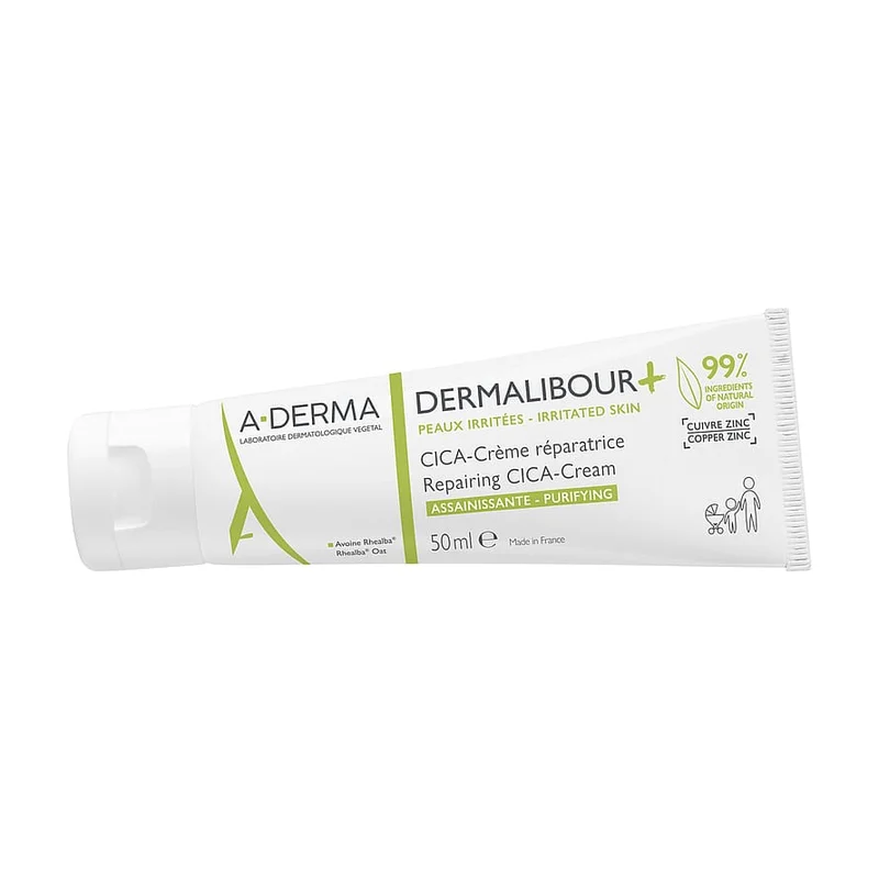 A-DERMA Dermalibour+ Repairing CICA -Cream 50 ml, Børn & Forældre, Amning & Flaske, Brystcreme