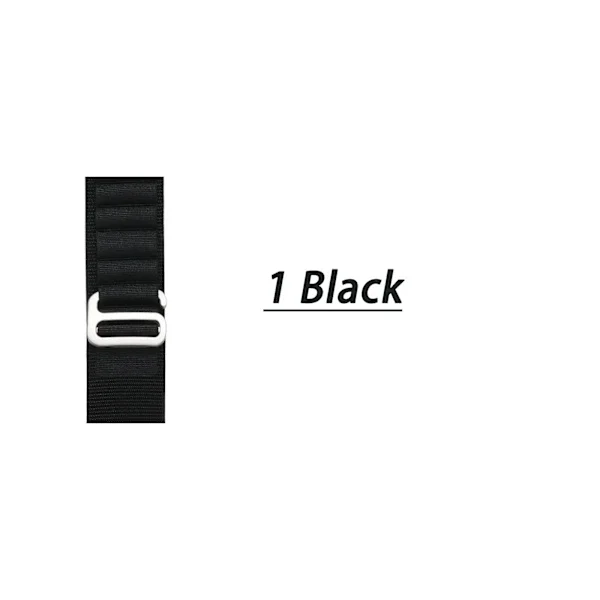 Alpine Armband kompatibelt med Apple Watch Armband 46mm 40mm 49mm 45mm 41mm 38mm 42mm Nylonarmband Iwatch Ultra 2 Serie 10 9 8 7 6 5 4 3 Armband