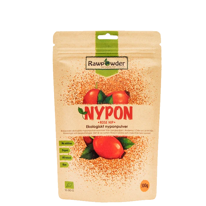Rawpowder Ekologiskt Nyponpulver 300 g