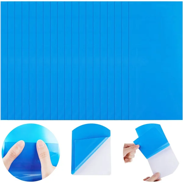 PVC Självhäftande Reparationslappar, Båtreparation Gummi Vinyl Pool L
