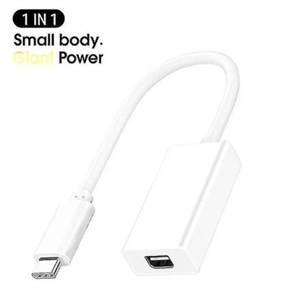1x Thunderbolt 3 til Thunderbolt 2 Adapter Type C Kabel USB for Macbook Air Pro Beste Gave
