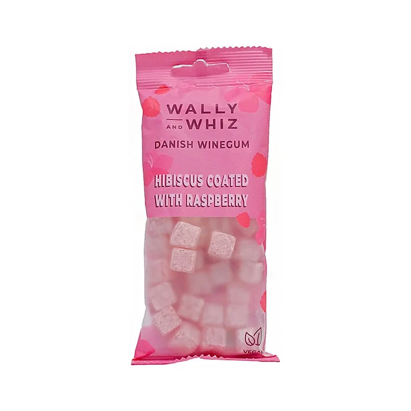 Wally and Whiz Vingummi Hibiscus med Hindbær, Helse & Madvarer, Snacks, Lakrids & Vingummi