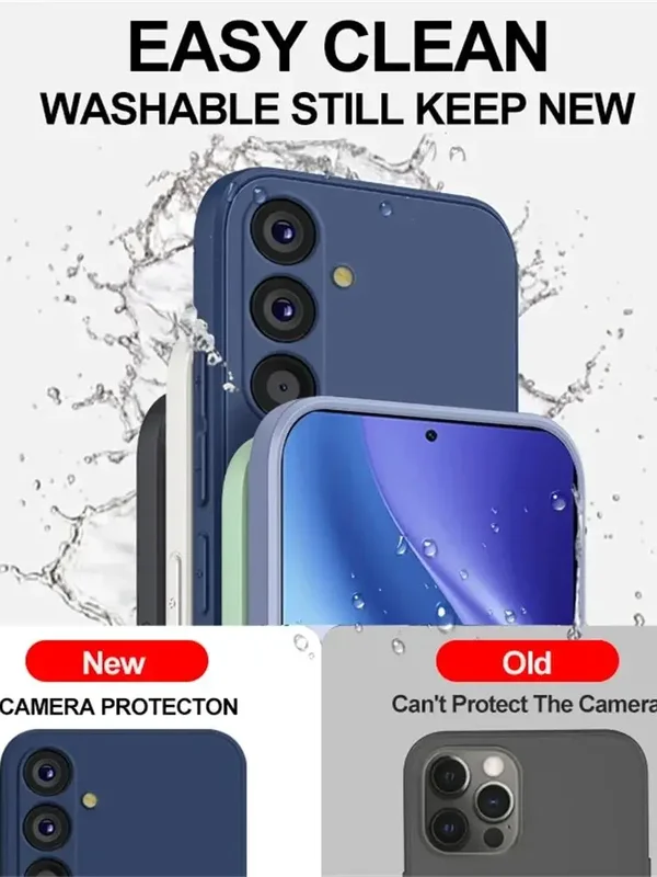 AliExpress - Handyhülle Galaxy S25 S24 S23 Ultra Hülle Weiches flüssiges Silikon Samsung Galaxy S25 S24 S23 S22 Ultra Plus S23Ultra S24Ultra Hüllen