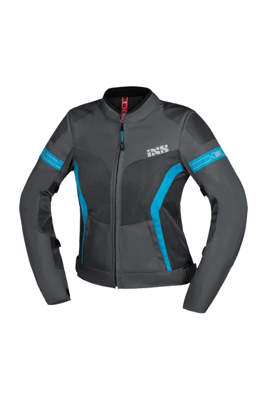 Chaqueta de Moto para Mujer iXS Sport Trigonis-Air Gris/Turquesa XL