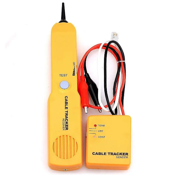 Kabelsökare Tonsignalgenerator Sond Spårare Trådspårare Kabelkrets Testare Funktioner Alligatorklämmor RJ11-kontakt Lokaliseringsverktyg