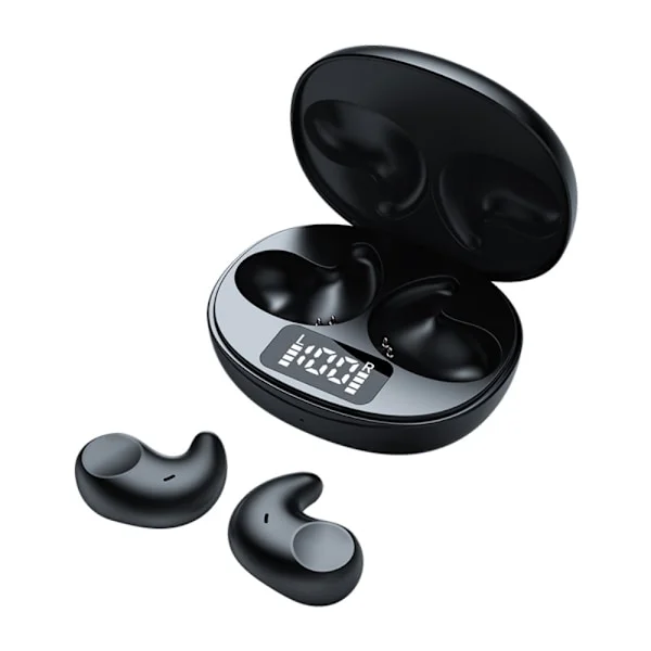 In ear att sova med Sömn Hörlurar Bluetooth Headphones - Svart