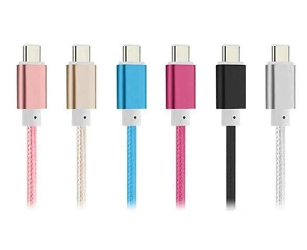 1M Hög kvalitets USB-C Snabbladdning Kabel laddare Type-C