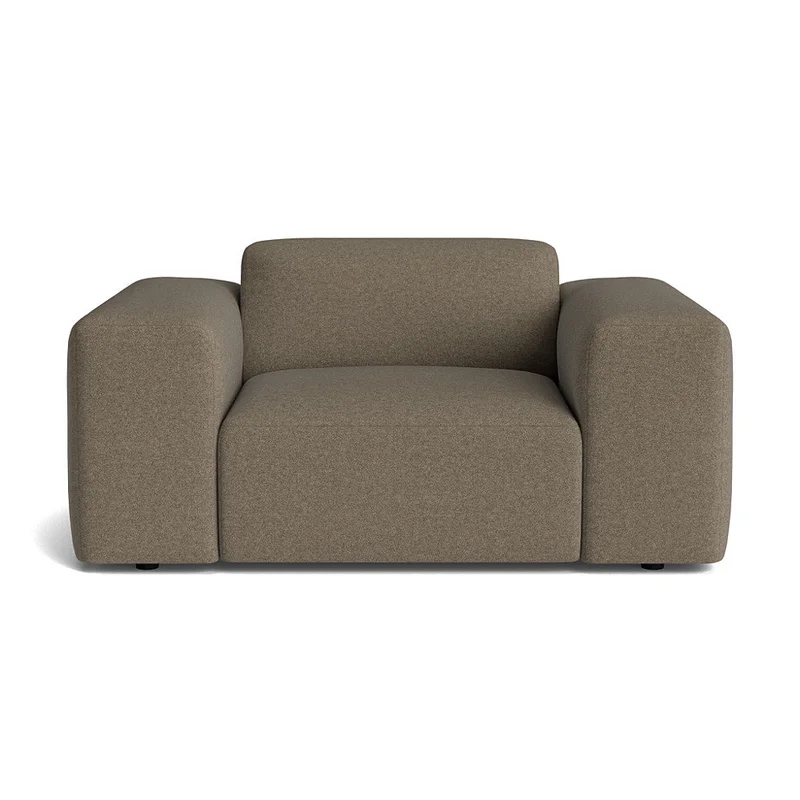 Soma Sessel Aurora Braun Modern 75cm Breit mit Nozag-Federn und hochwertiger Polsterung für maximalen Komfort im Wohnzimmer Design Sessel.
