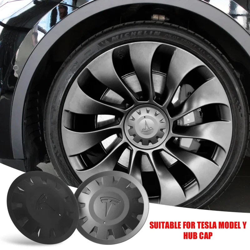 AliExpress - 4 stücke 21 Zoll Auto Rad Center Hub Caps Abzeichen Felge Hub Original Abdeckung Emblem Für Tesla Modell Y Auto zubehör
