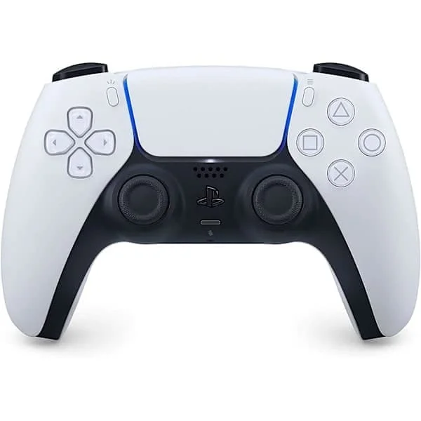 1-pack PS Controller Doubleshock Trådlös, Kontroll Kompatibel med PlayStation 4 (PlayStation 5 Utseende) Vit Vit